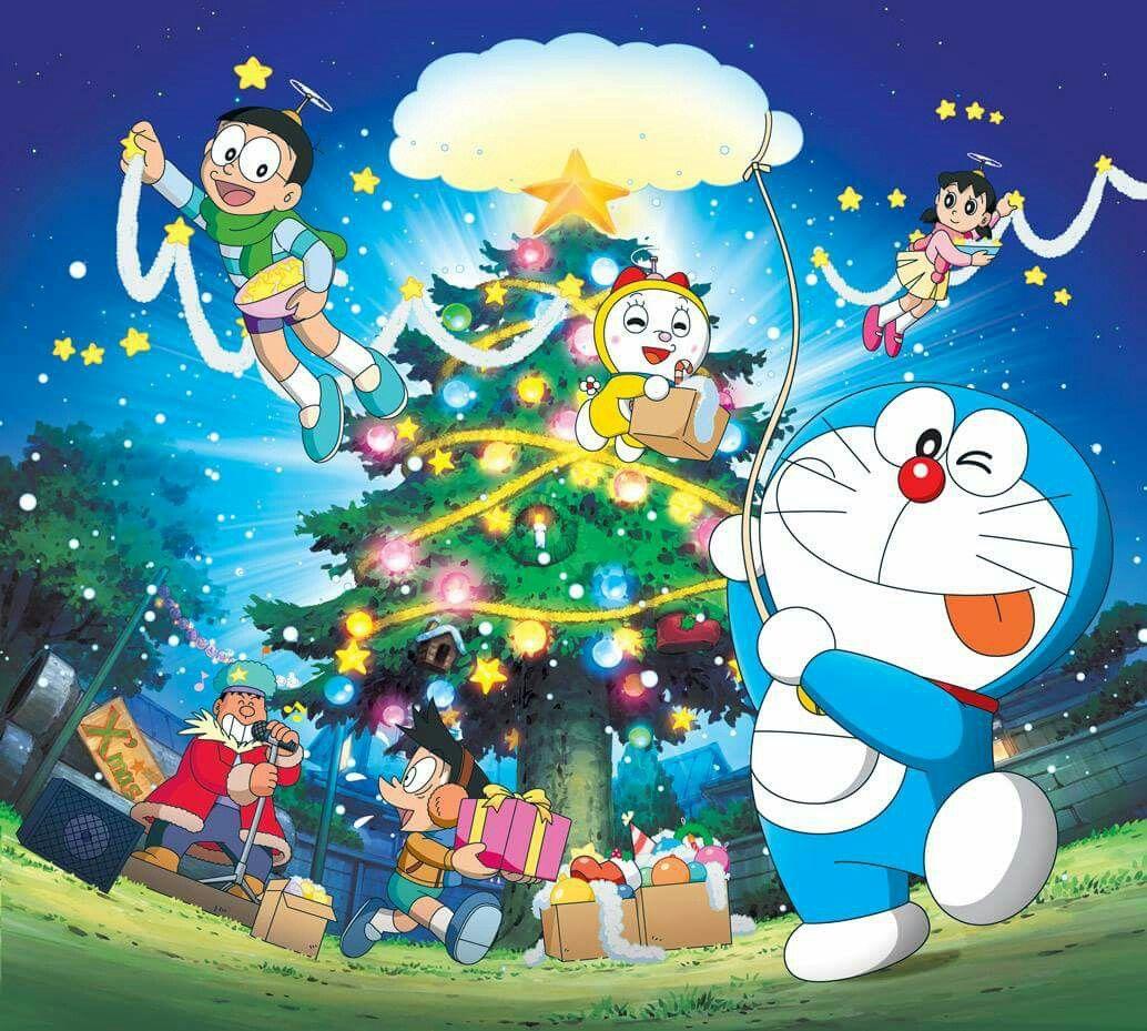 Doraemon Christmas , HD Wallpaper & Backgrounds