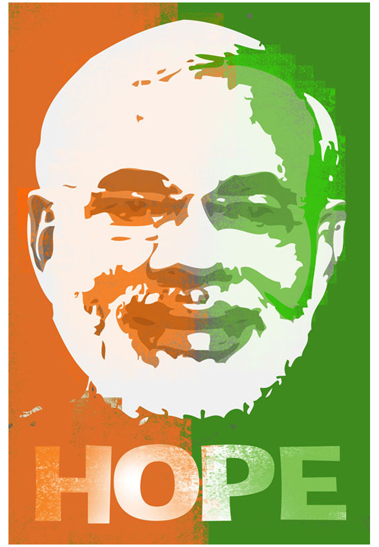 Narendra Modi Poster , HD Wallpaper & Backgrounds