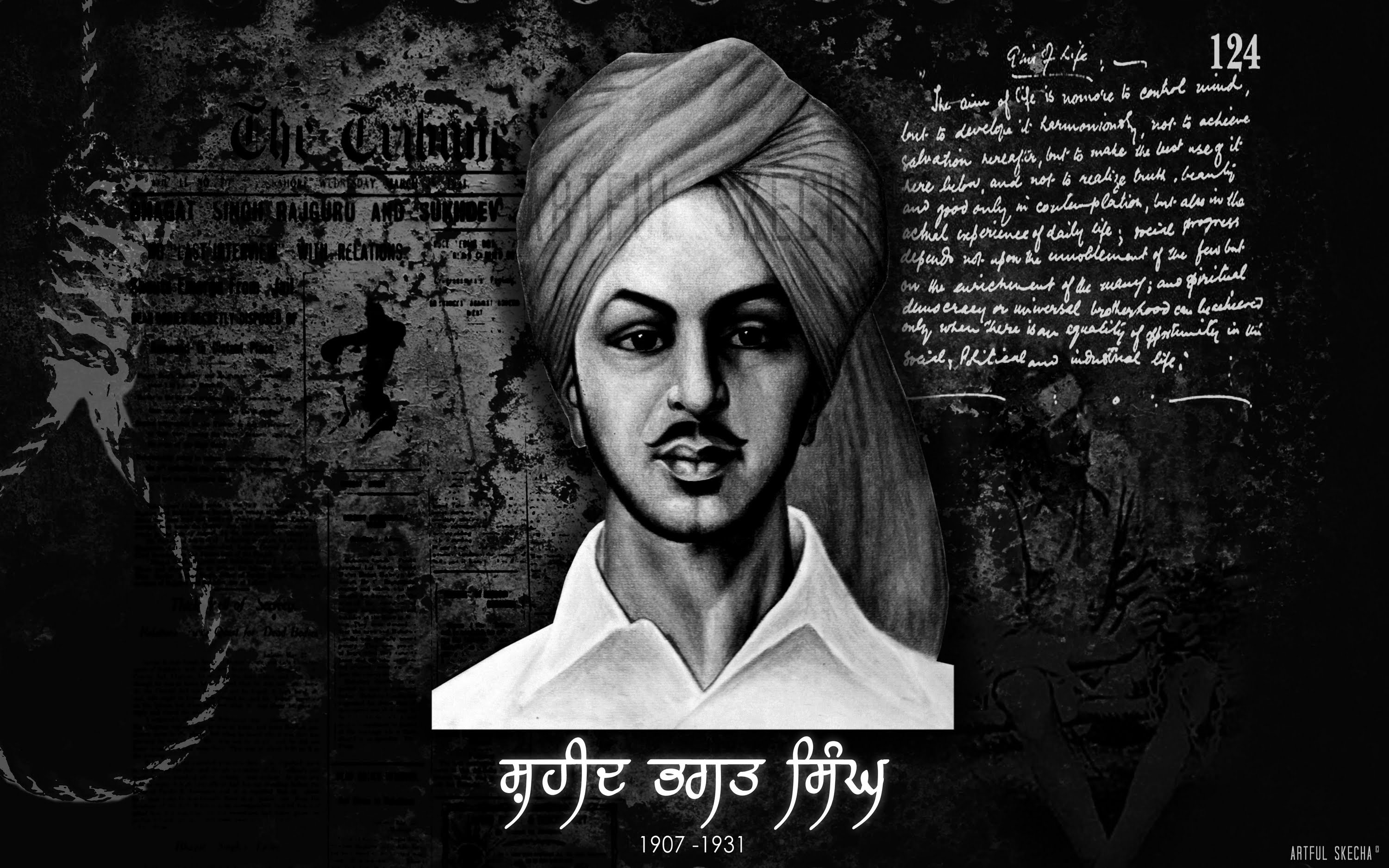 Bhagat Singh , HD Wallpaper & Backgrounds