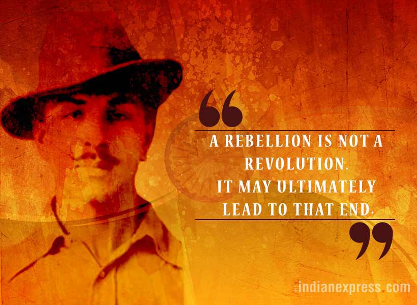 Bhagat Singh Death Quotes , HD Wallpaper & Backgrounds