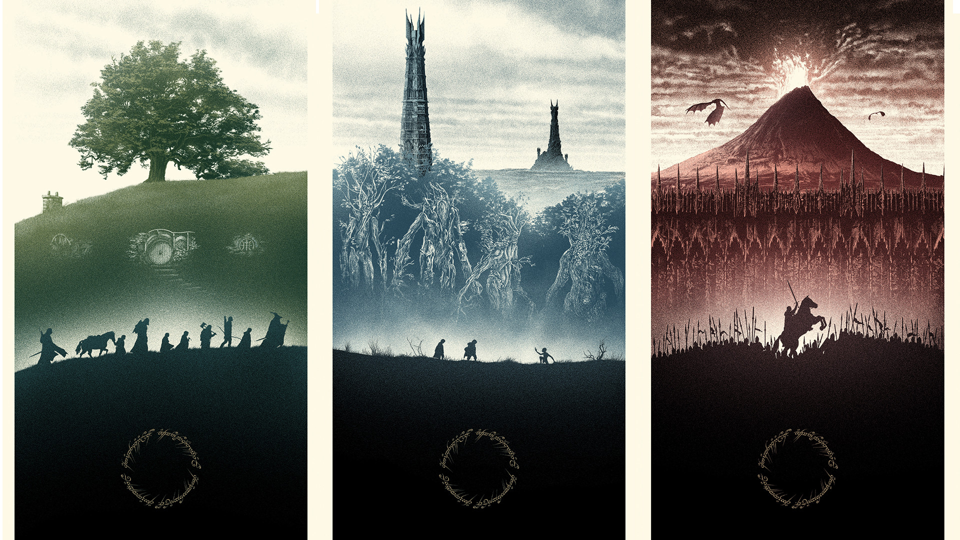 Lord Of The Rings Art Posters , HD Wallpaper & Backgrounds