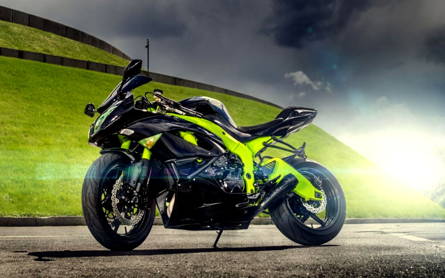 Kawasaki Ninja Zx 6r Hd , HD Wallpaper & Backgrounds