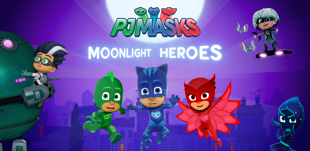 Pj Masks Moonlight Heroes Super Level , HD Wallpaper & Backgrounds