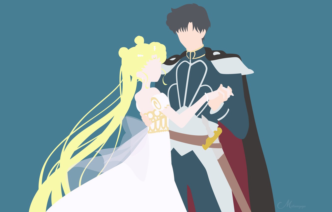 Desktop Sailor Moon Minimalist , HD Wallpaper & Backgrounds