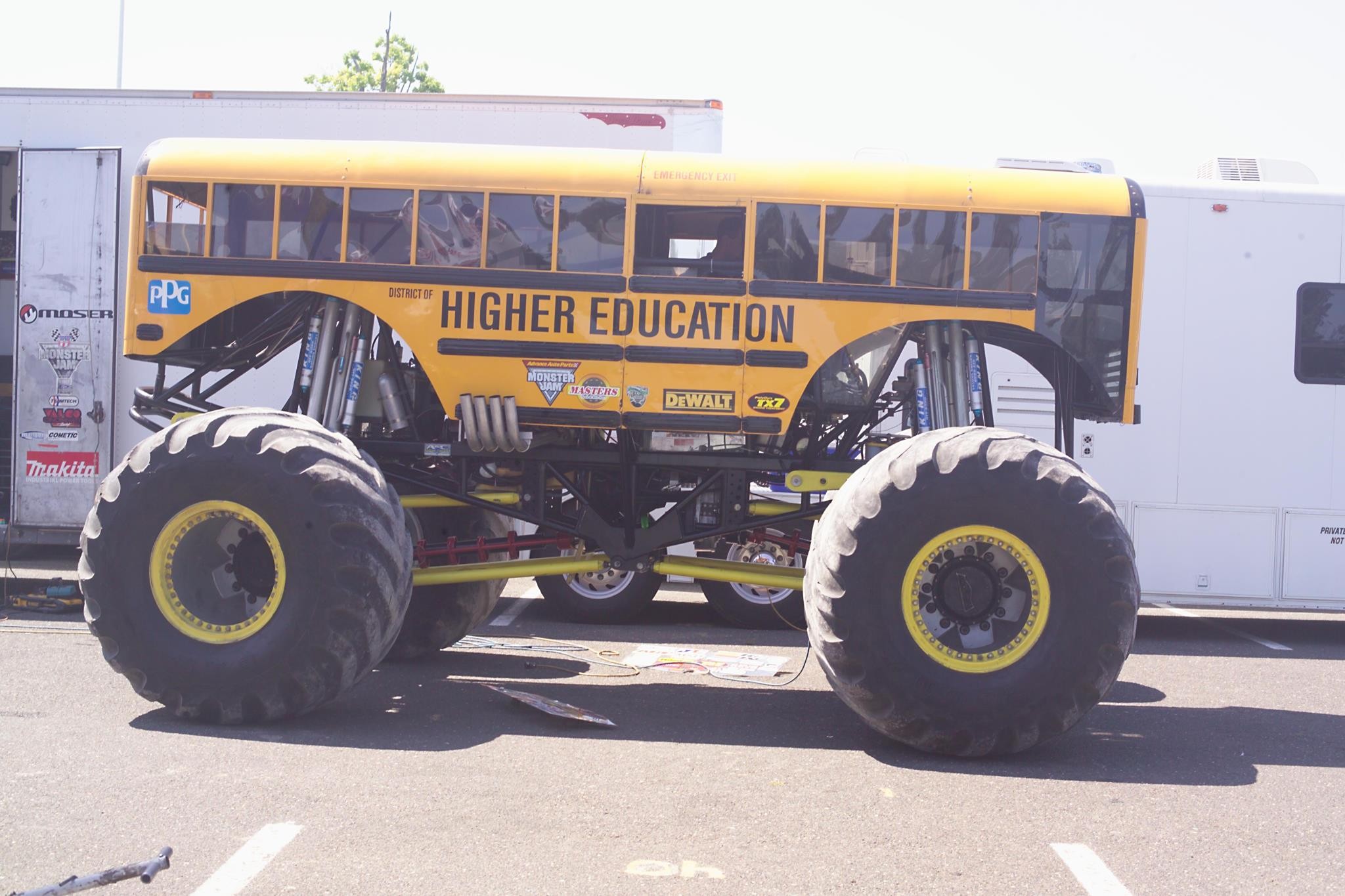 Higher Education Monster Truck Logo , HD Wallpaper & Backgrounds