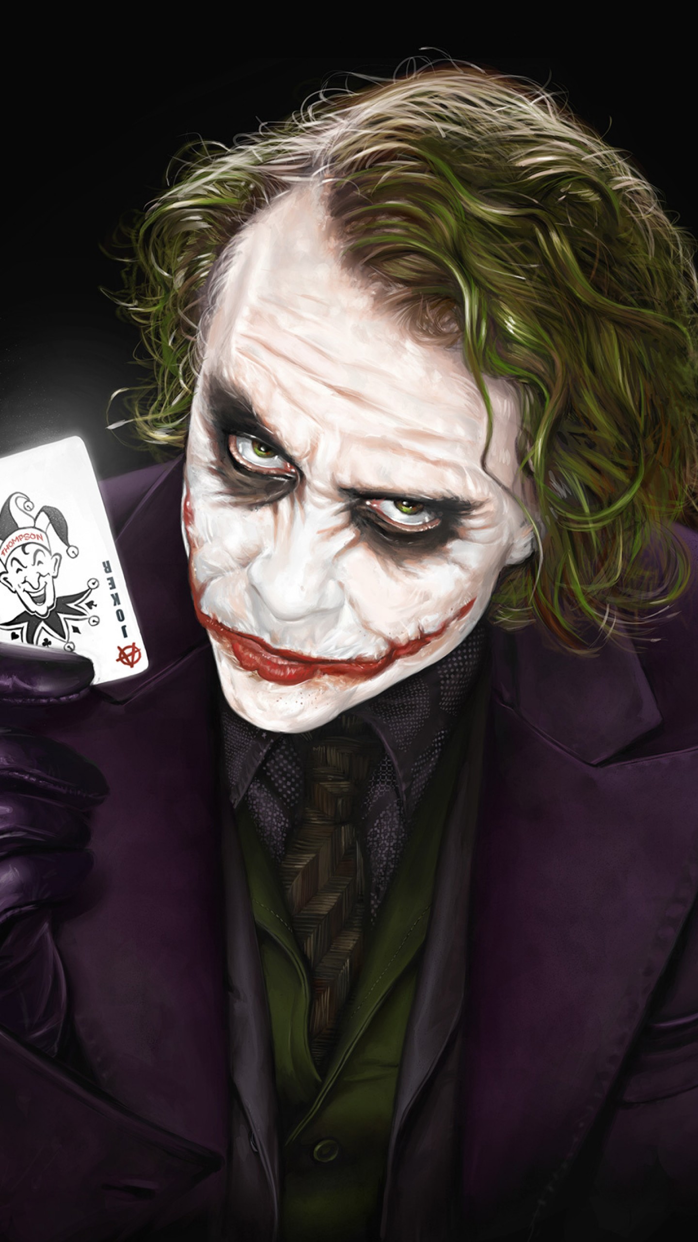 Black/dark / Joker Wallpaper - Dark Knight Joker Hd , HD Wallpaper & Backgrounds