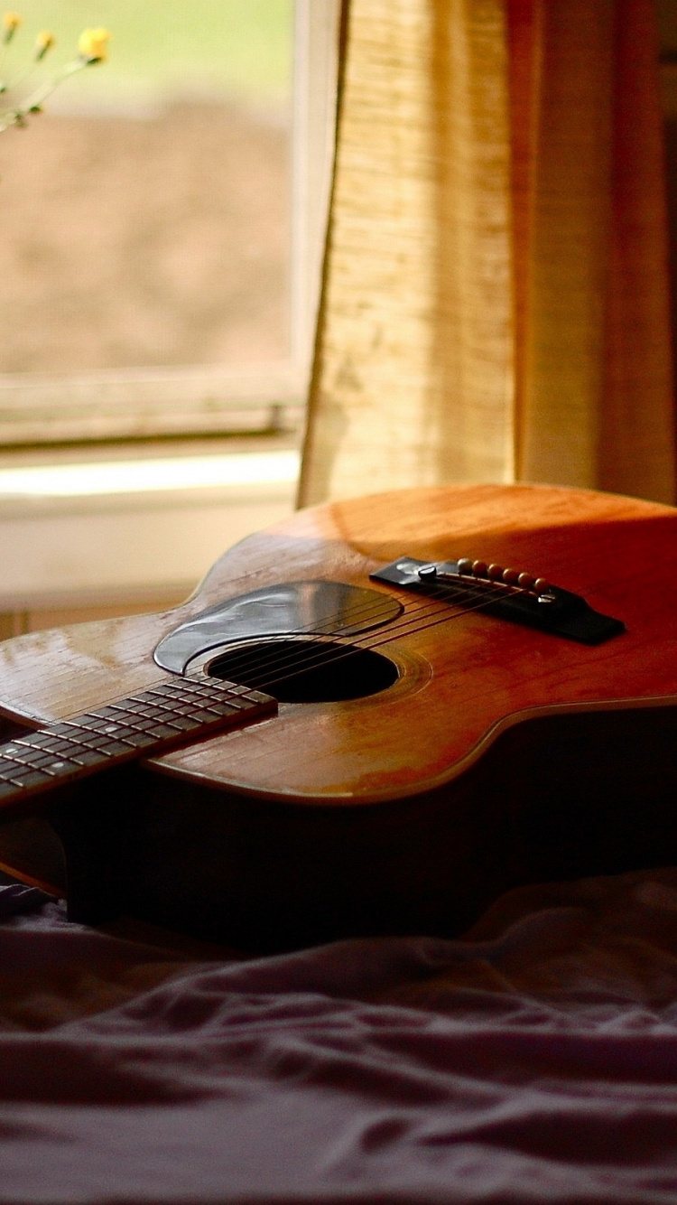 Acoustic Guitar Wallpapers For Desktop , HD Wallpaper & Backgrounds