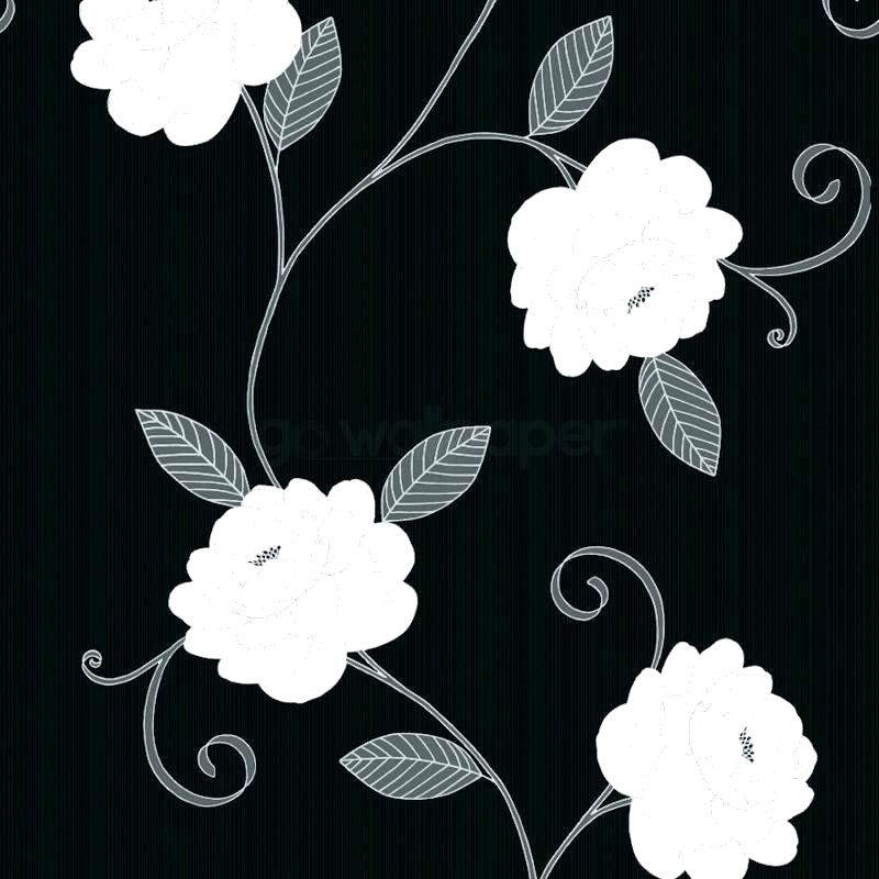 Black And Blue Floral , HD Wallpaper & Backgrounds