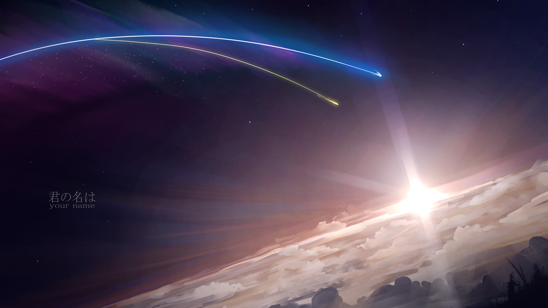 Your Name Comet Background , HD Wallpaper & Backgrounds