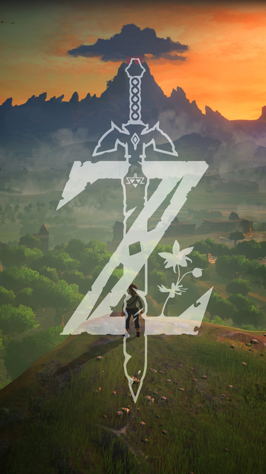 Botw Master Sword Logo , HD Wallpaper & Backgrounds