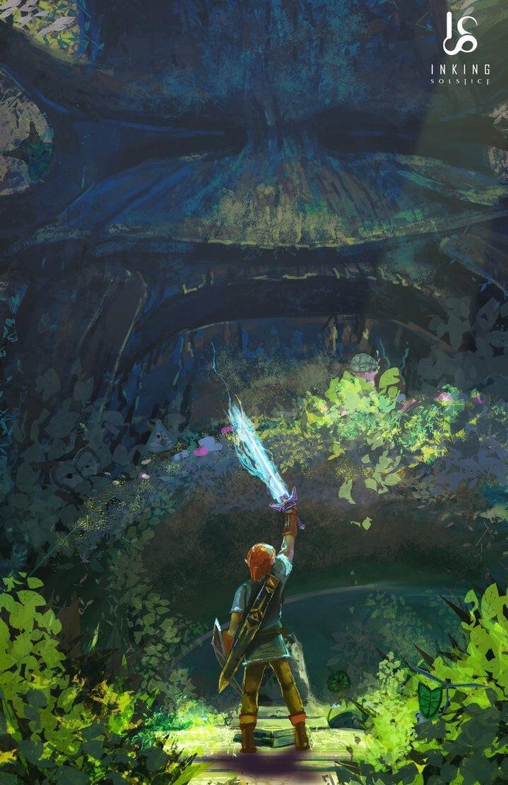 Botw Link Master Sword , HD Wallpaper & Backgrounds