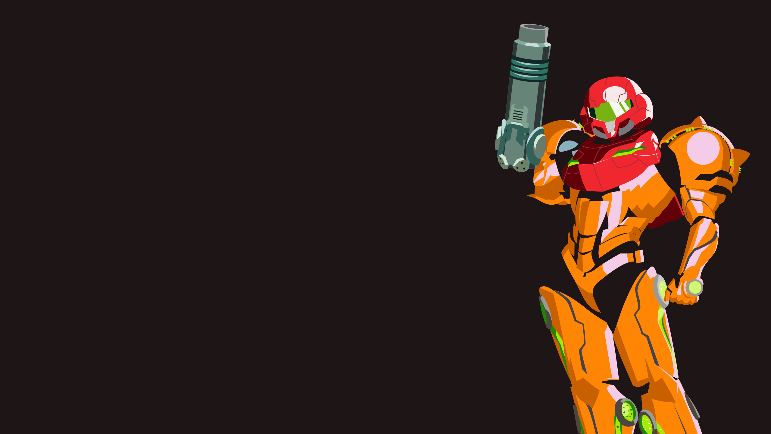 Metroid Wallpaper Minimalist , HD Wallpaper & Backgrounds