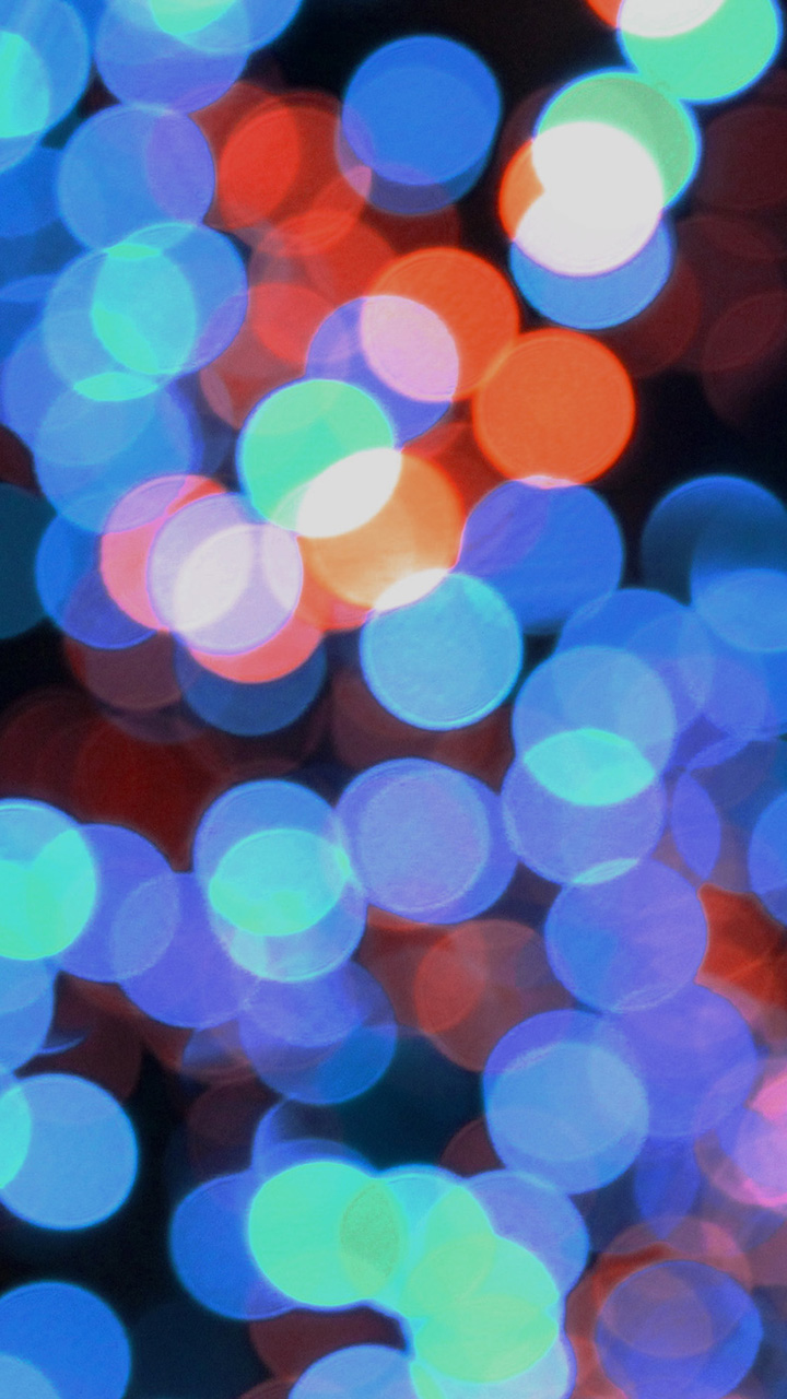 Bokeh Blue And Red , HD Wallpaper & Backgrounds