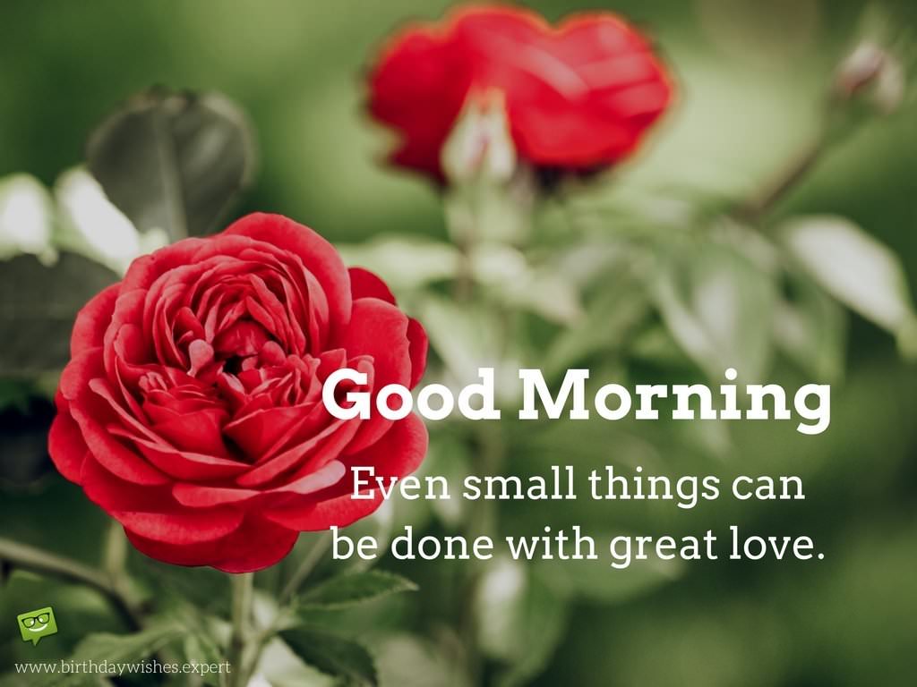Good Morning Quote With Love , HD Wallpaper & Backgrounds