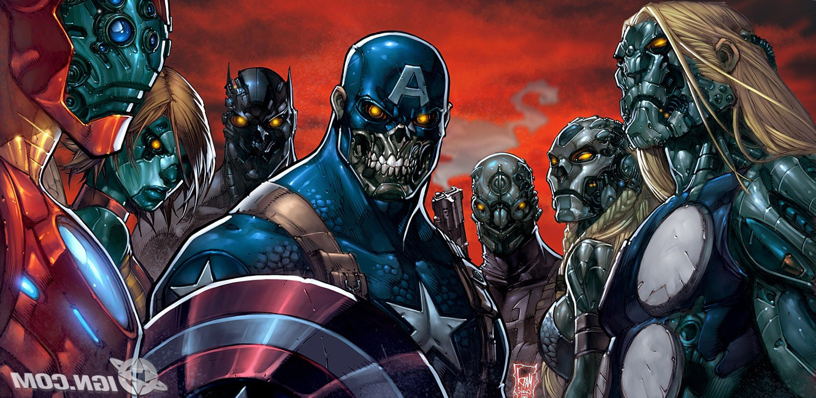 Captain America Zombie Comic , HD Wallpaper & Backgrounds