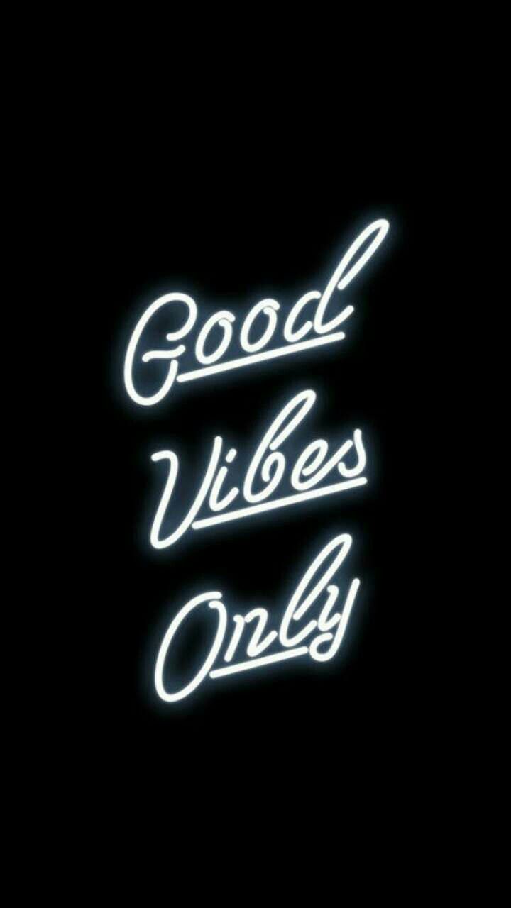 Good Vibes Only Wallpaper Black , HD Wallpaper & Backgrounds