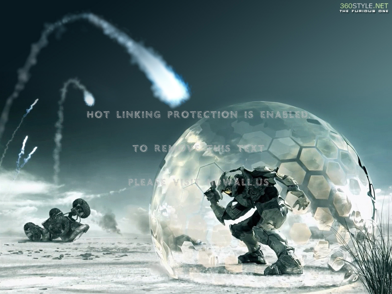 Master Chief Halo 3 Bubble Shield , HD Wallpaper & Backgrounds