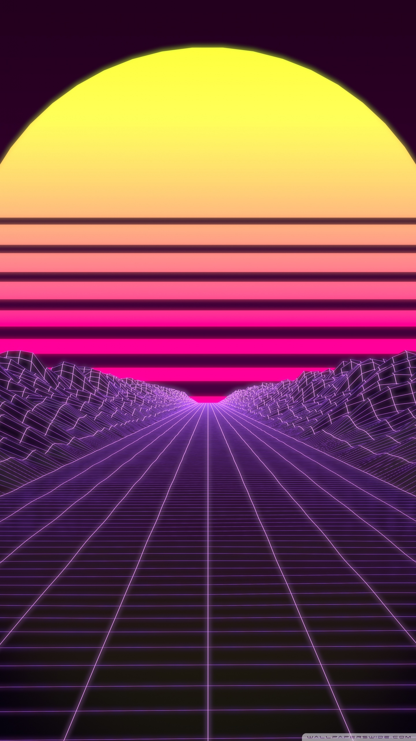 Synthwave Wallpaper Iphone X , HD Wallpaper & Backgrounds