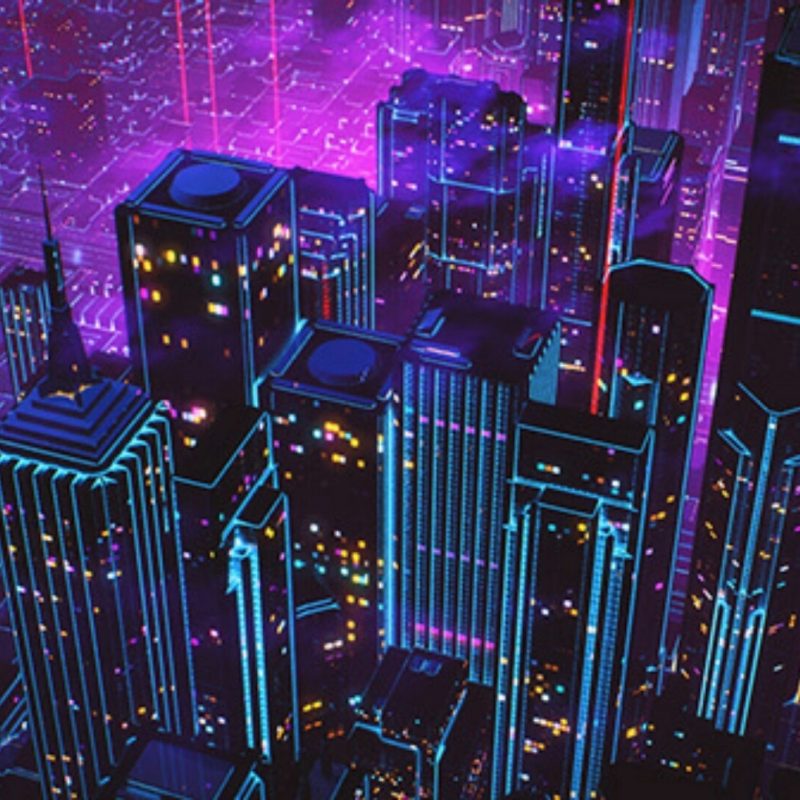 Sci Fi Cyberpunk Futuristic City , HD Wallpaper & Backgrounds