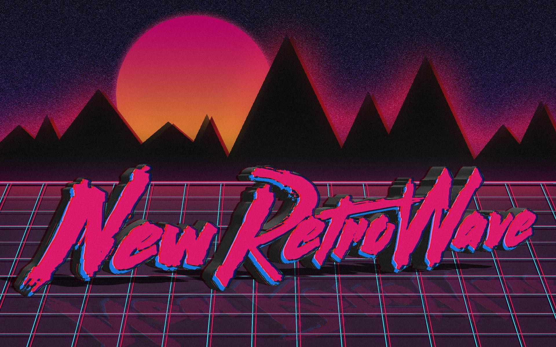 New Retro Wave Background , HD Wallpaper & Backgrounds