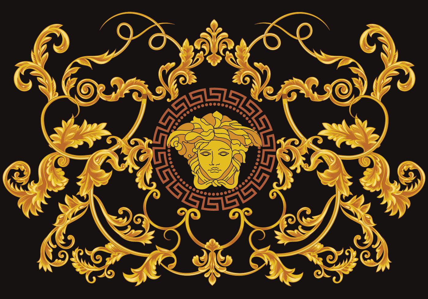 Versace Print Vector , HD Wallpaper & Backgrounds