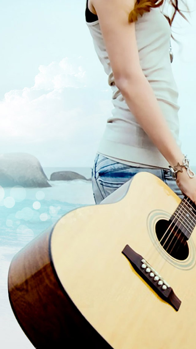 Lonely Girl With Guitar , HD Wallpaper & Backgrounds