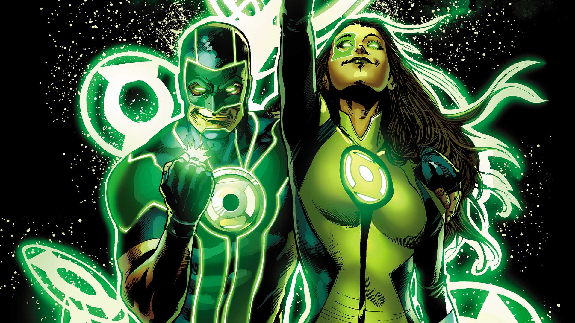 Green Lanterns Comic Art , HD Wallpaper & Backgrounds
