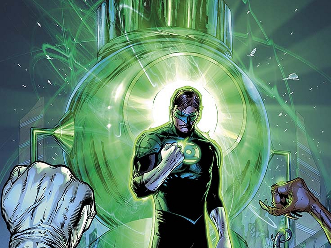 Green Lantern Comic Art , HD Wallpaper & Backgrounds