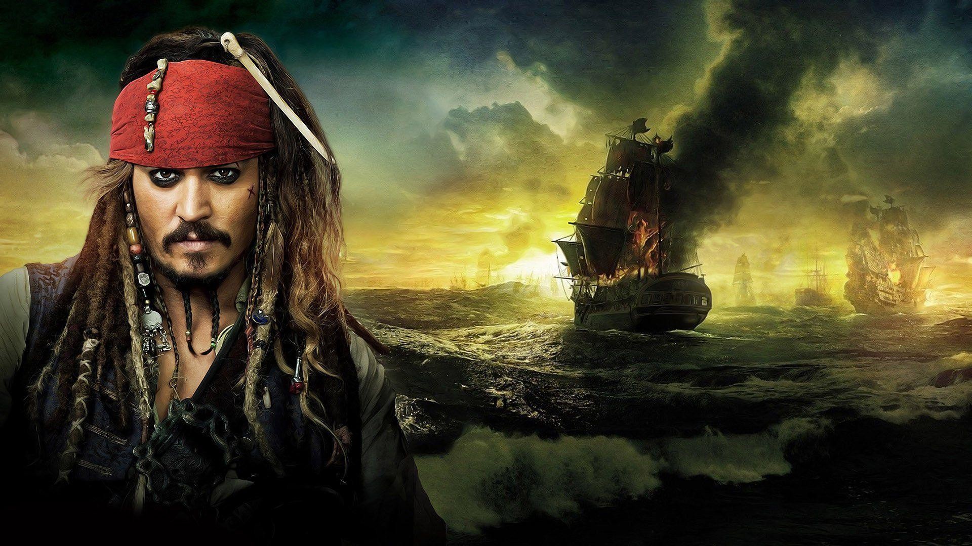 Captain - Captain Jack Sparrow Hd 4k , HD Wallpaper & Backgrounds