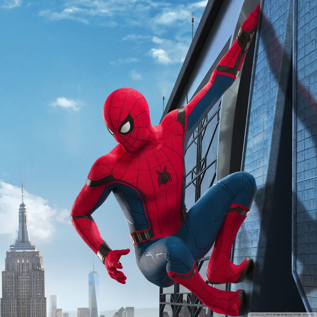 Ipad - Spiderman On Empire State Building , HD Wallpaper & Backgrounds