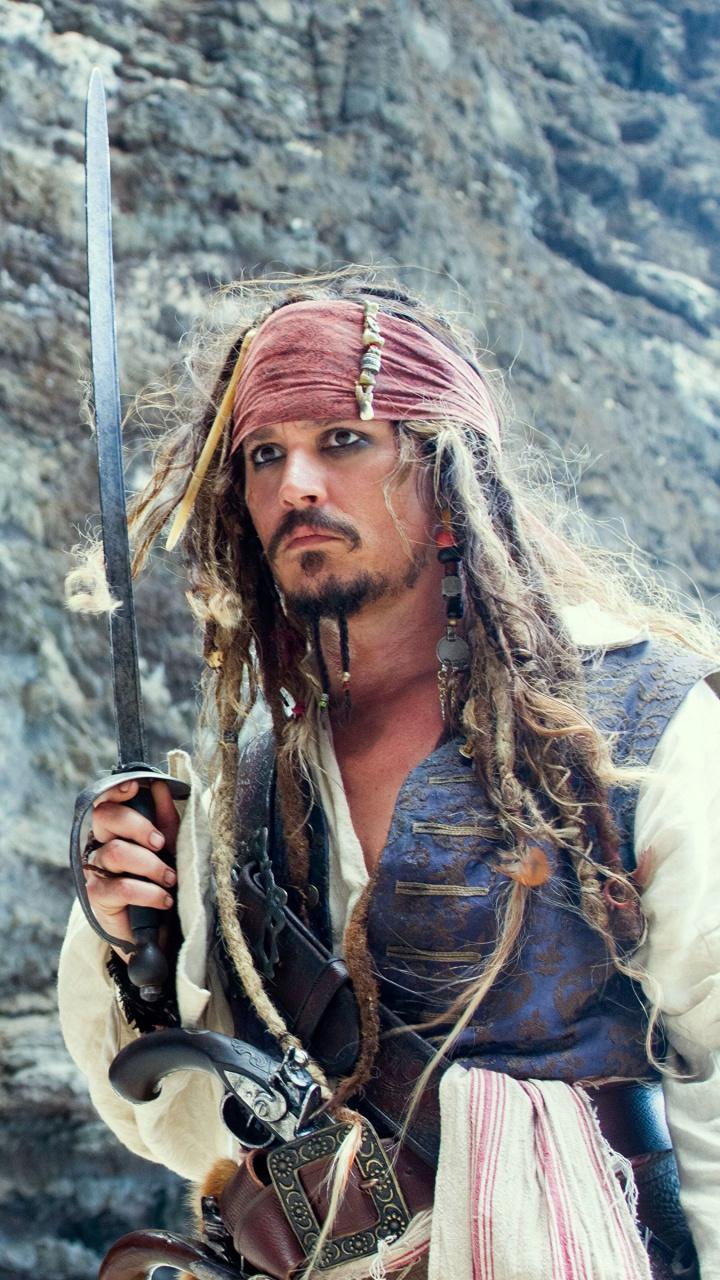 Johnny Depp, Pirates Of The Caribbean, Recreation, - Jack Sparrow Hd 4k , HD Wallpaper & Backgrounds