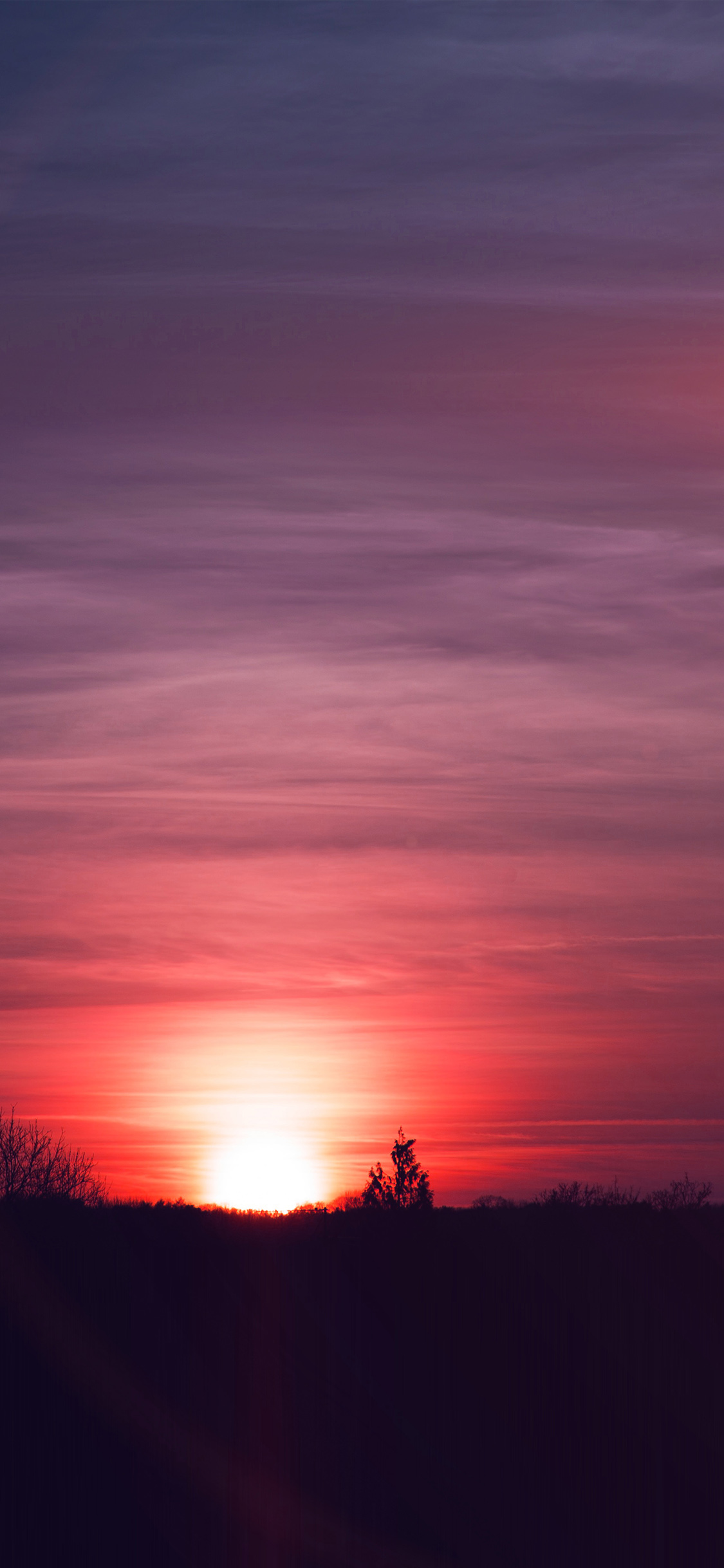 Nd31 Sky Sunset Night Summer Cloud Nature Red Flare - Afterglow , HD Wallpaper & Backgrounds