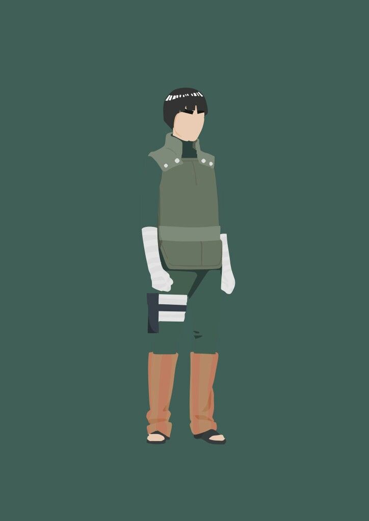 Rock Lee - Naruto Shippuden - Rock Lee Minimalist , HD Wallpaper & Backgrounds