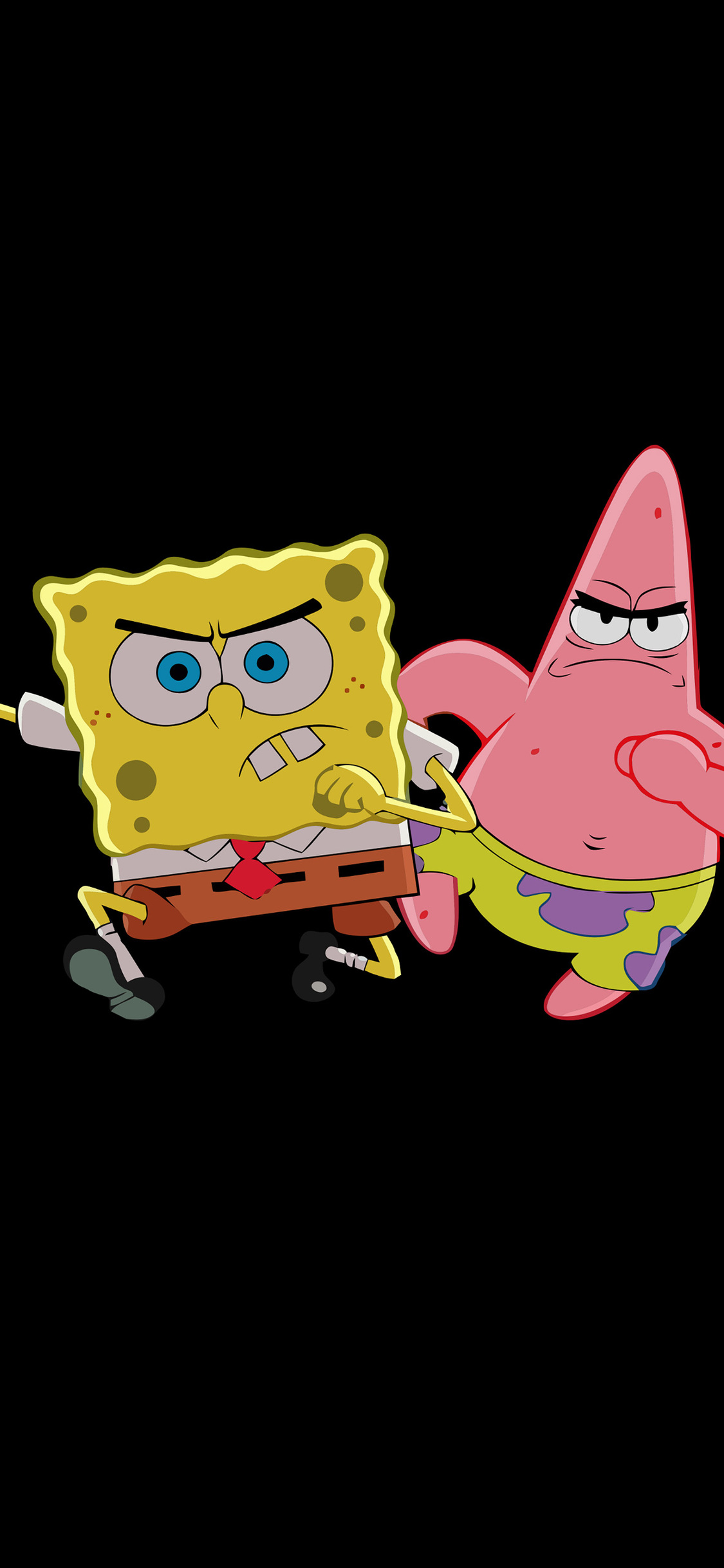 Patrick Star And Spongebob - Spongebob Wallpaper Iphone X , HD Wallpaper & Backgrounds