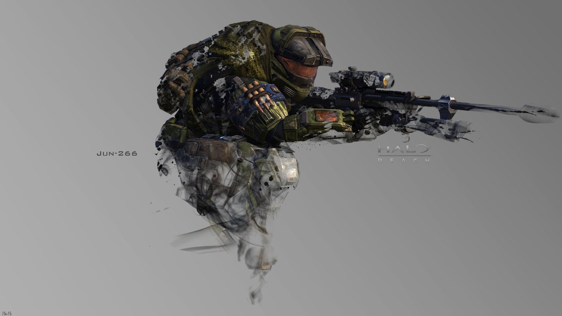 Jun-266 Halo Reach Wallpaper - Sniper Halo Reach Hd , HD Wallpaper & Backgrounds