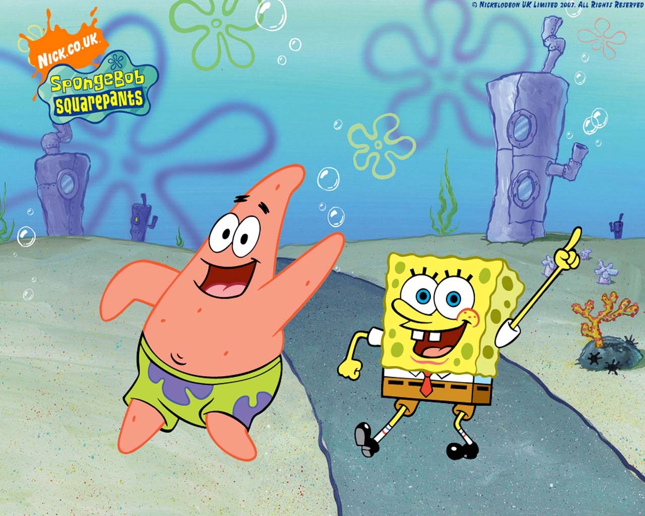 Spongebob Wallpaper Hd - 海綿 寶寶 派 大 星 , HD Wallpaper & Backgrounds