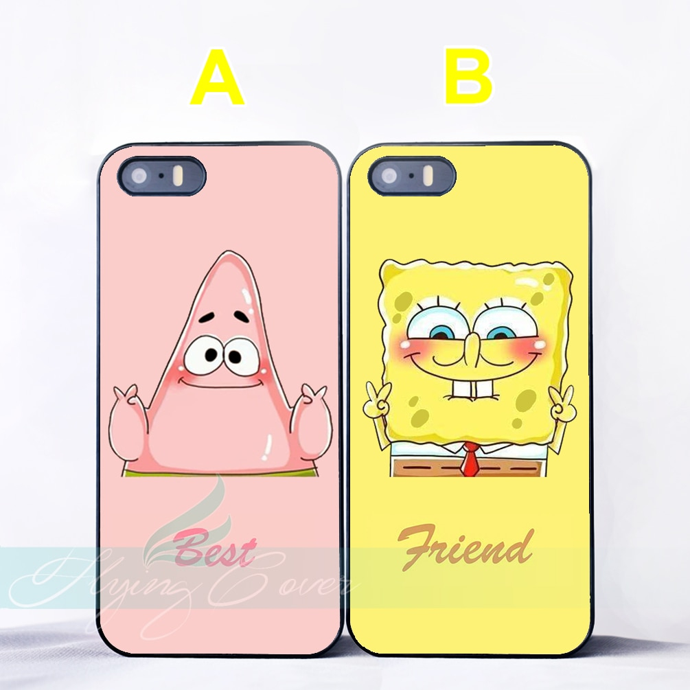Awesome Spongebob Patrick Best Friend Bff Couple Cases - Best Friend Iphone 8 Plus Cases , HD Wallpaper & Backgrounds