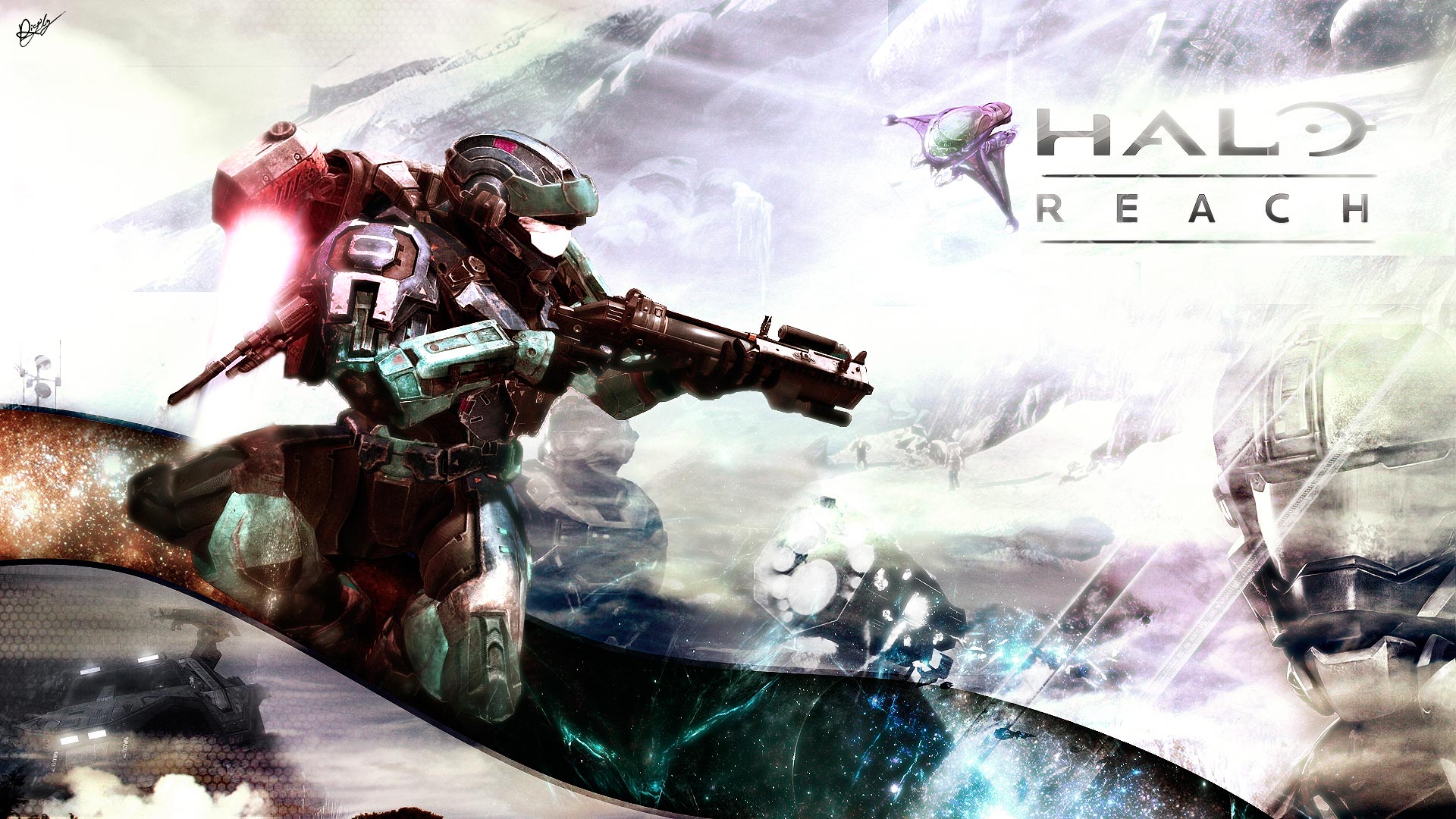 Halo Reach Wallpaper - Halo Reach , HD Wallpaper & Backgrounds