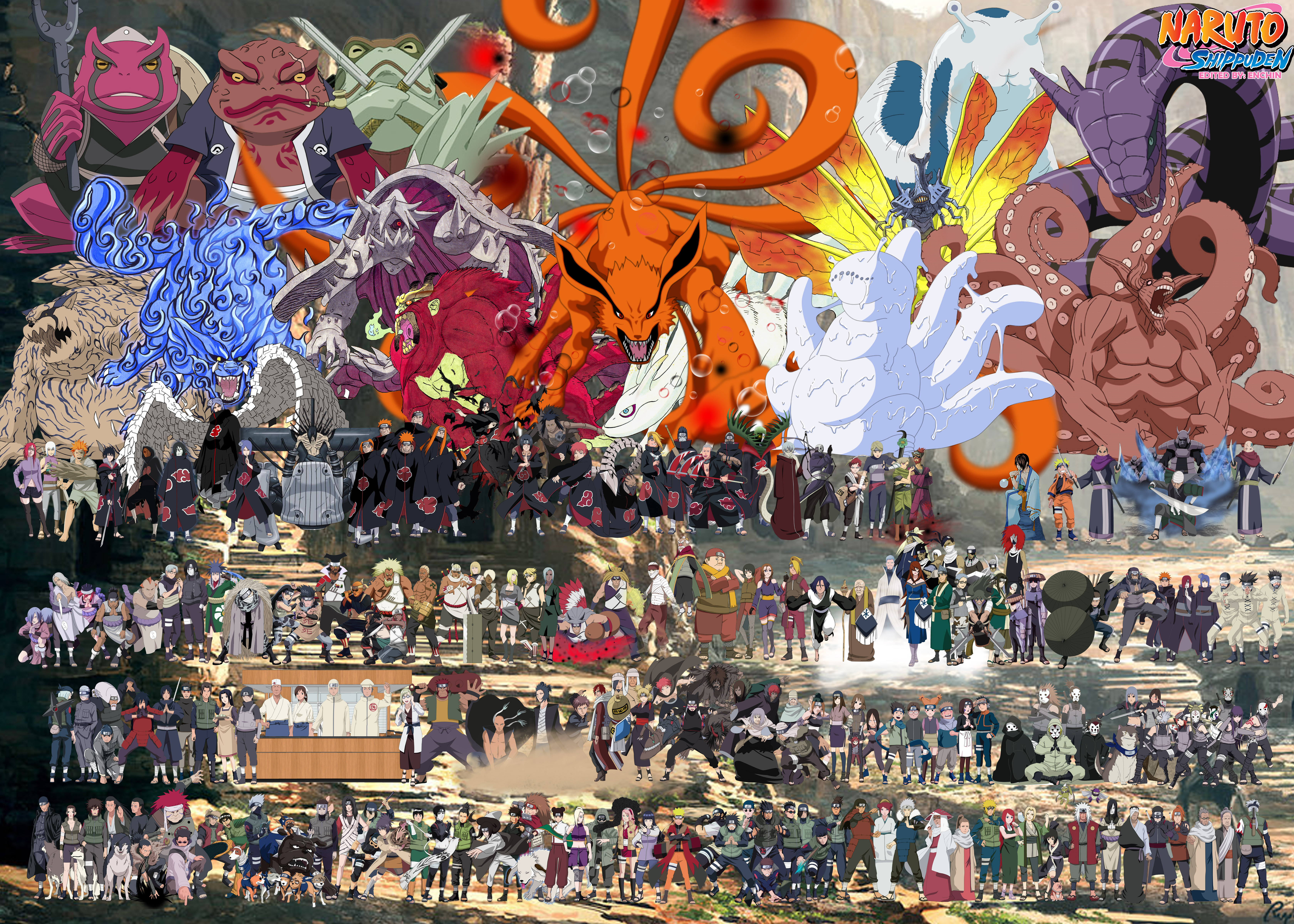 Naruto Rock Lee - Naruto All Characters Wallpaper Hd , HD Wallpaper & Backgrounds