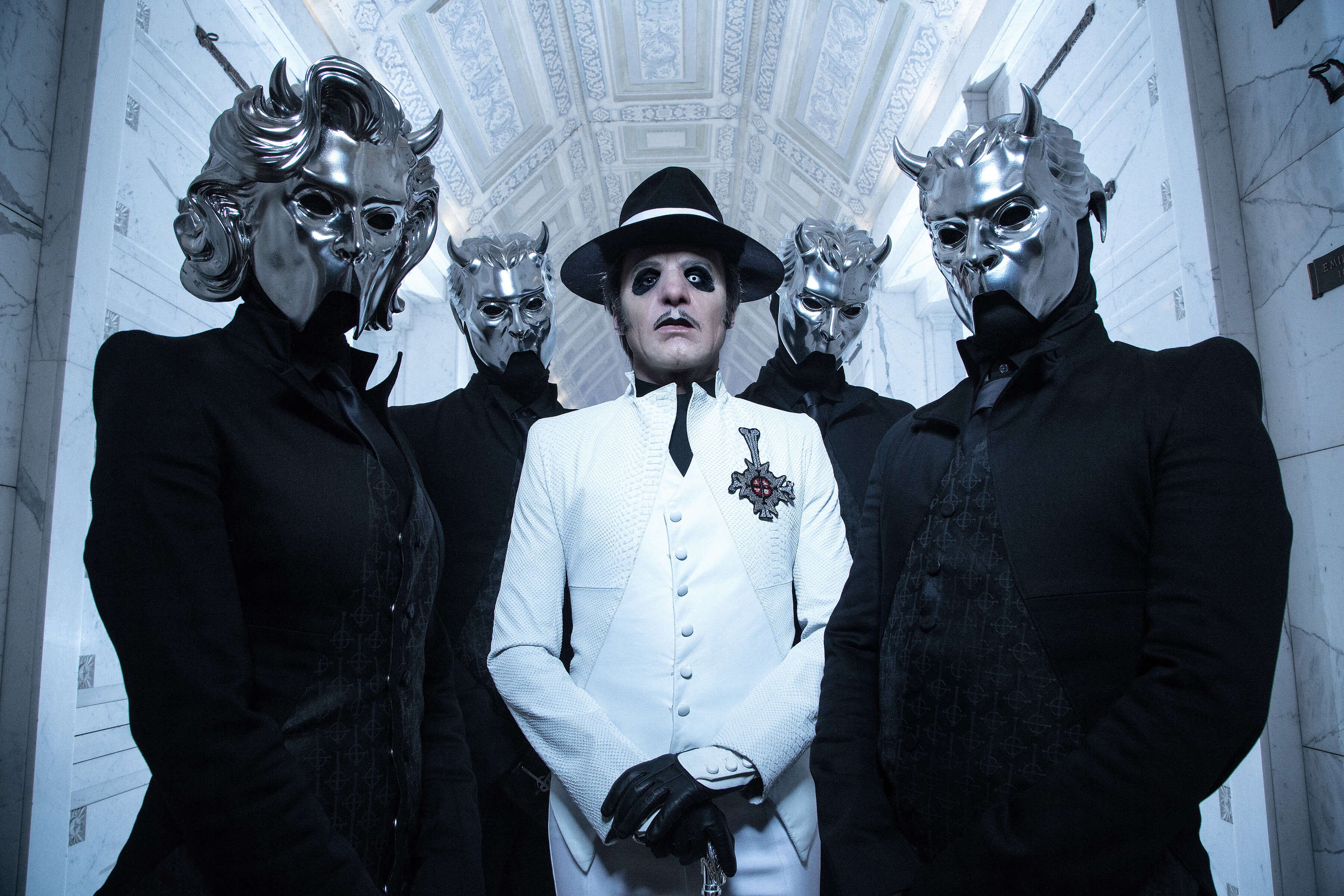 Ghost Was Later Announced As The Opening Act For Metallica's - Ghost With Cardinal Copia , HD Wallpaper & Backgrounds