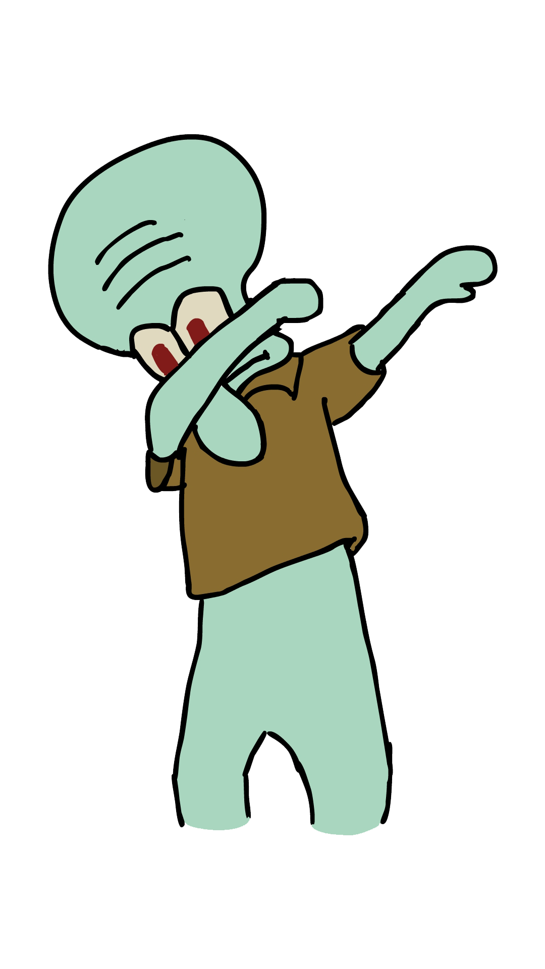 Squidward Dab Wallpaper Spongebob Background, Tumblr - Squidward Backgrounds For Iphone , HD Wallpaper & Backgrounds