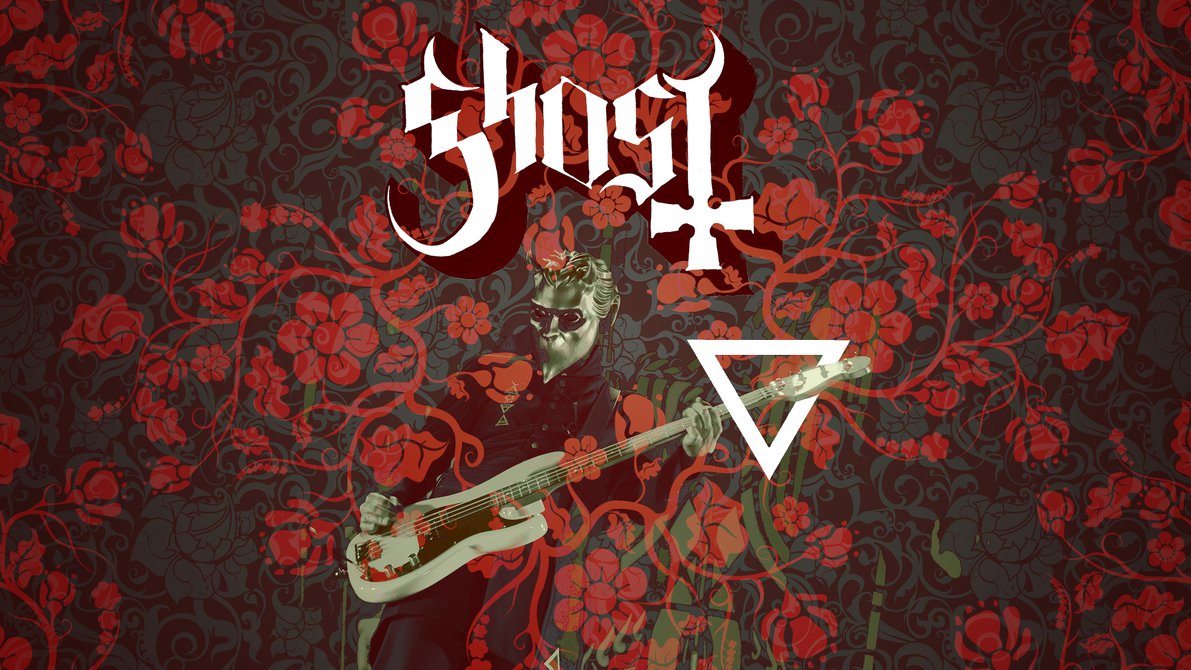 Ghost Band Logo Wallpaper