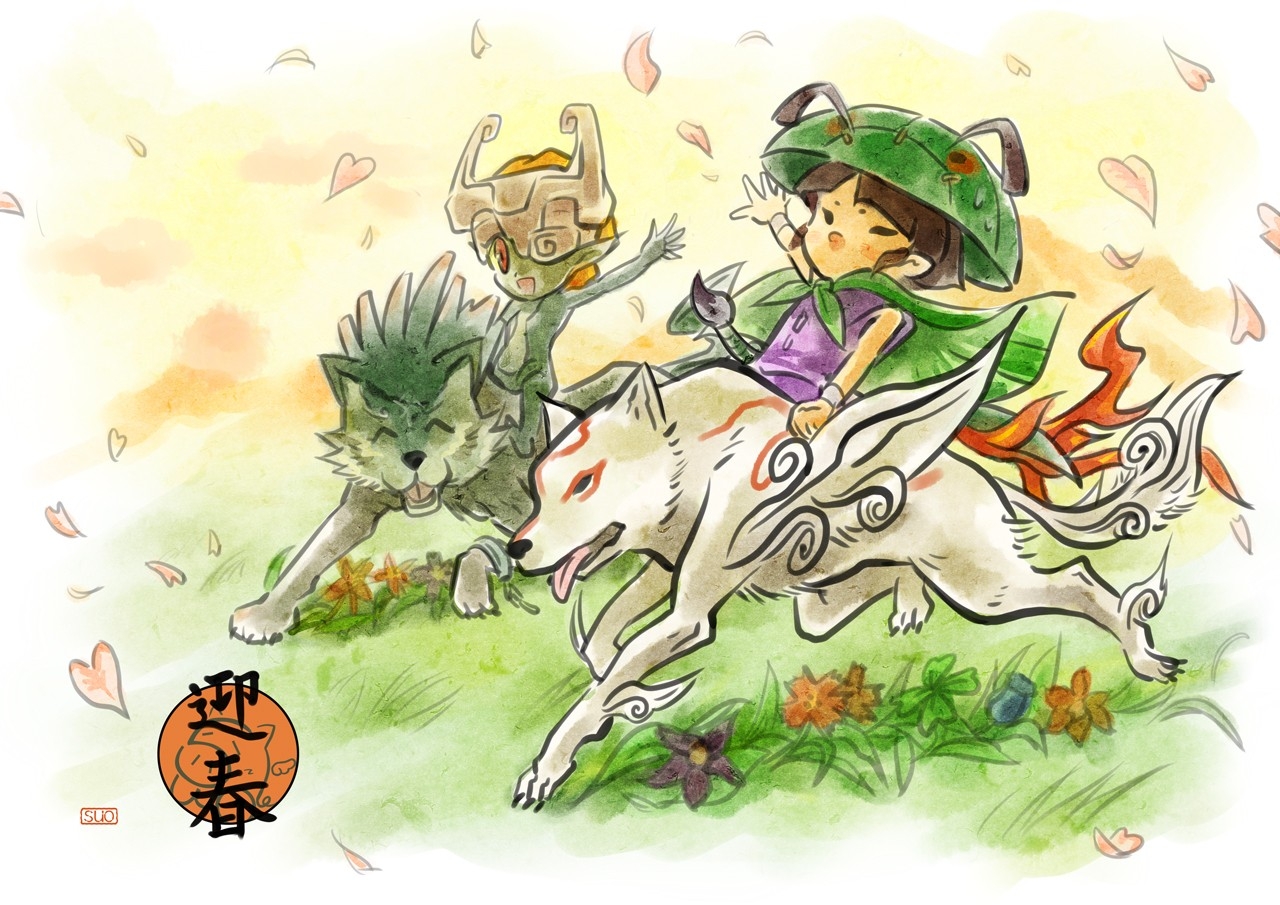Download Wallpaper - Okami Twilight Princess , HD Wallpaper & Backgrounds