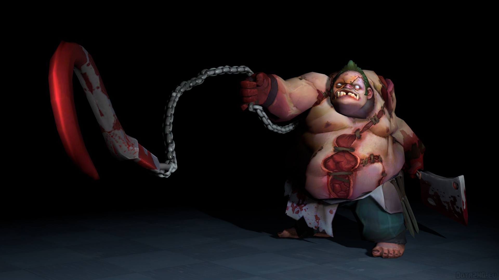 1920×1080 Pudge Dota Hd Wallpaper Wallpaper - Pudge Dota 2 Hd , HD Wallpaper & Backgrounds