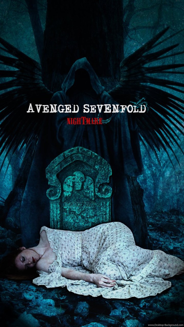 Avenged Sevenfold Nightmare Wallpapers Desktop - Logo Nightmare A7x Hd , HD Wallpaper & Backgrounds