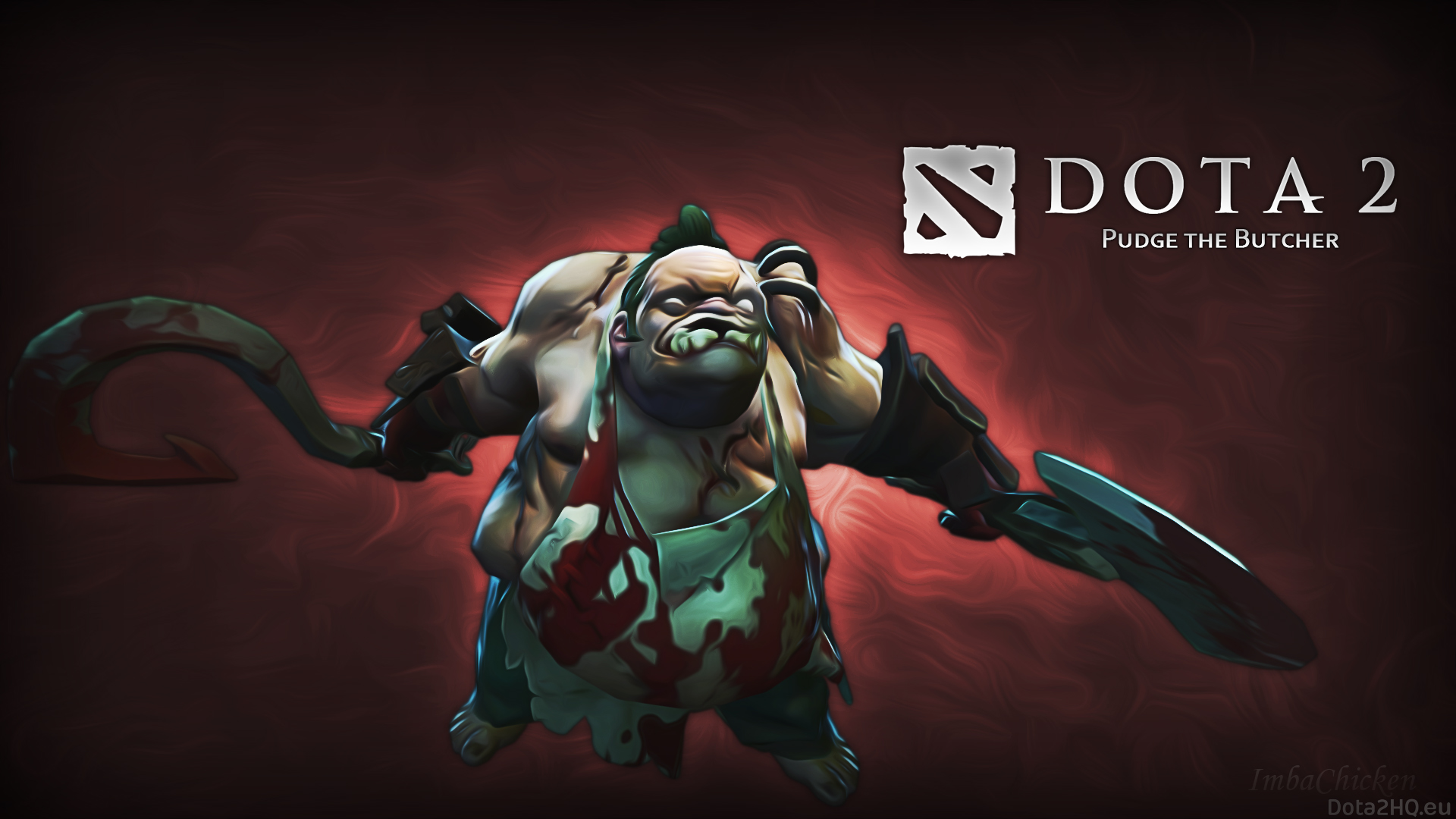 Pudge, The Butcher - Pudge Dota 2 Hook , HD Wallpaper & Backgrounds