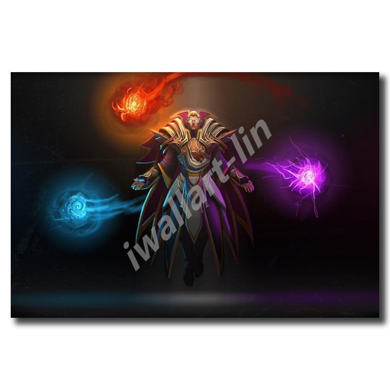 Invoker Dota 2 Hd Wallpapers Posters Canvas Painting - Graphic Design , HD Wallpaper & Backgrounds