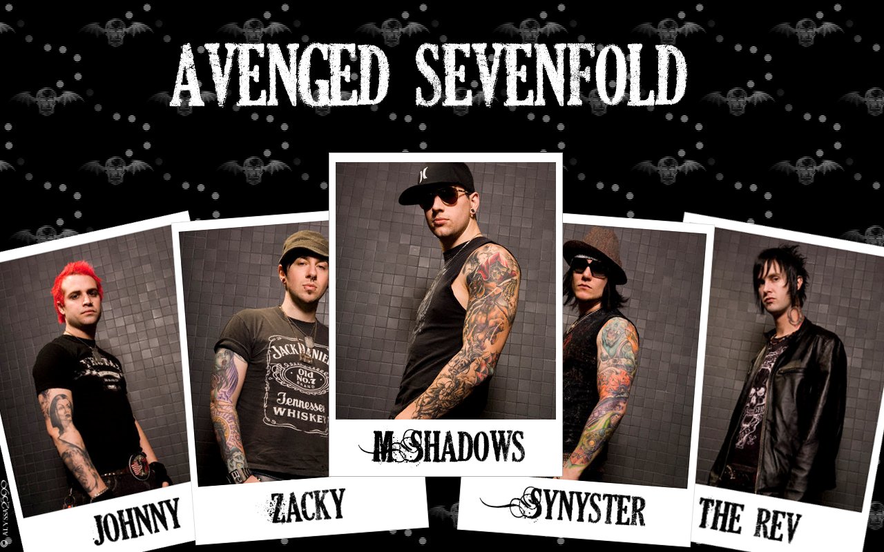 A7x Polaroid Wallpaper By Alyssa2590 - Avenged Sevenfold Members , HD Wallpaper & Backgrounds