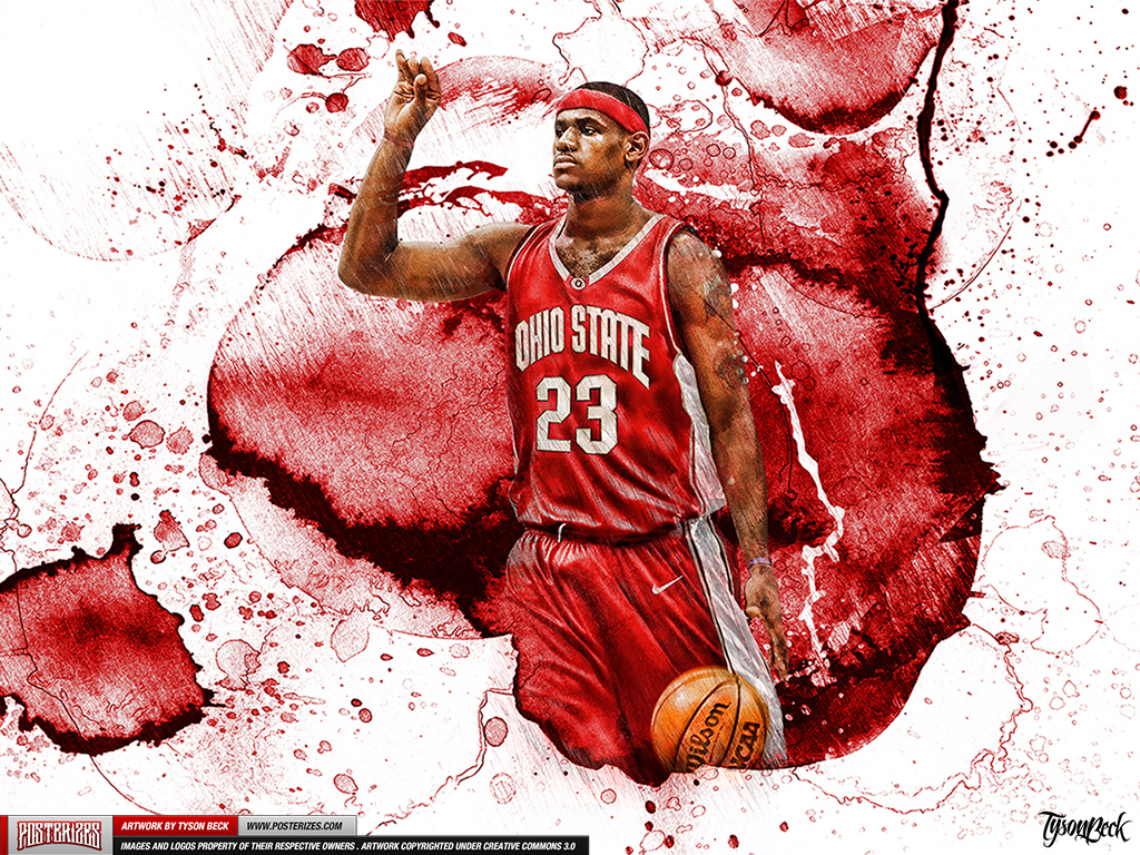 lebron james ohio state jersey