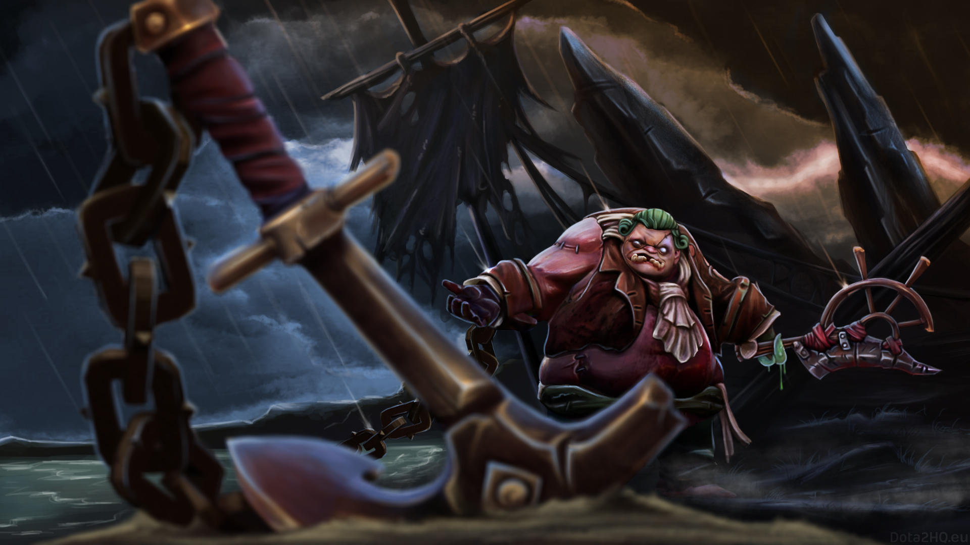 Pudge Dota 2 Pudge Loading Screen 245834 Hd Wallpaper